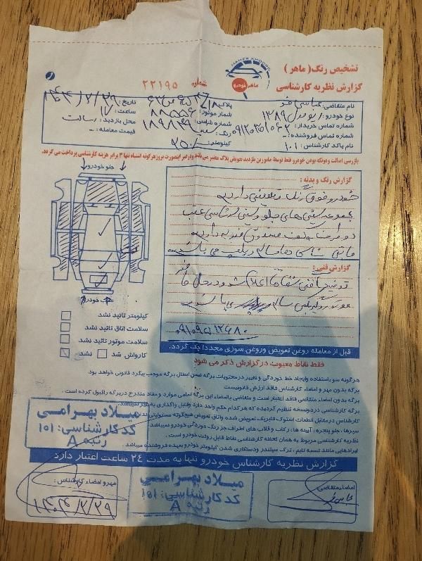 کیا ریو مونتاژ دنده ای LS - 2010