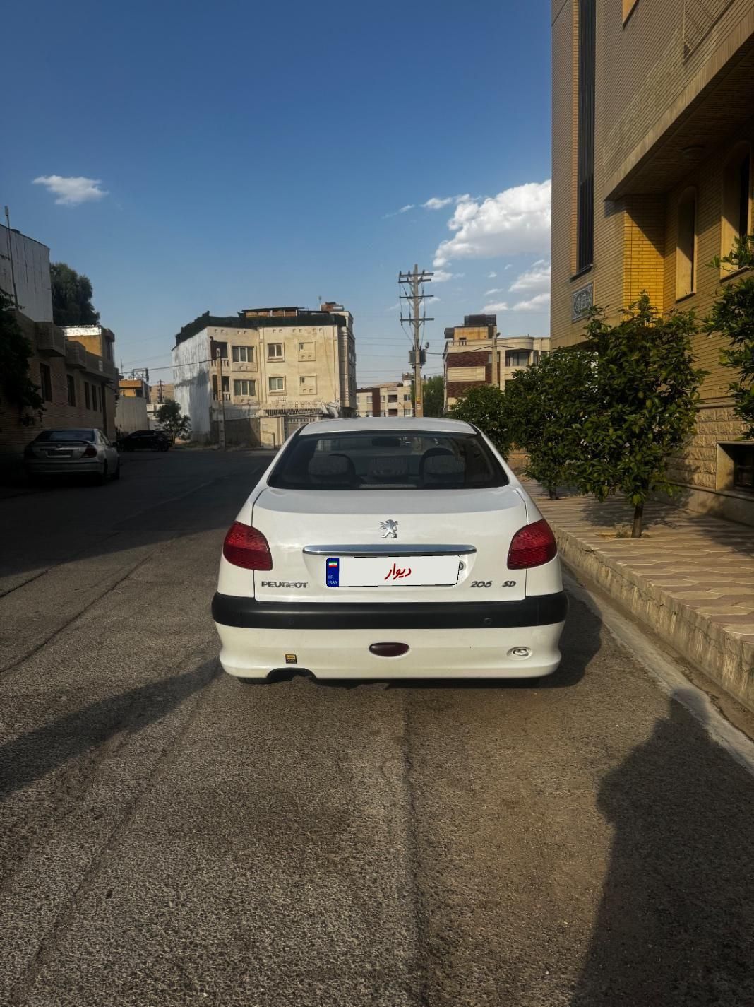 پژو ۲۰۶ صندوق دار v8 - 1393