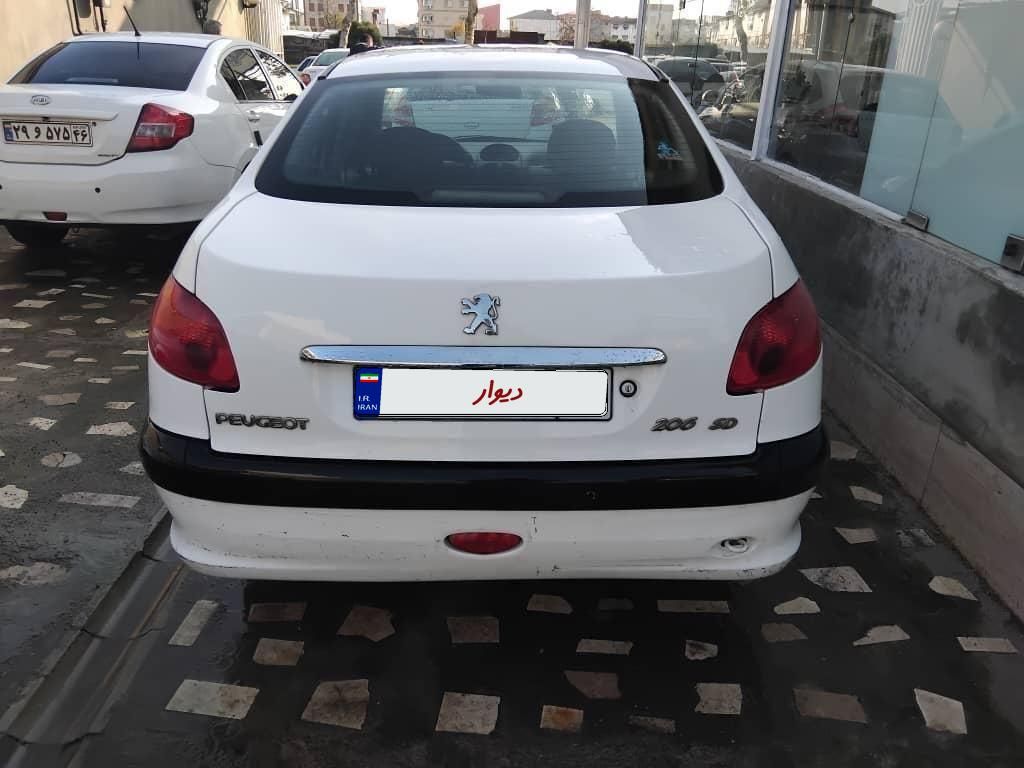 پژو ۲۰۶ صندوق دار v20 - 1390