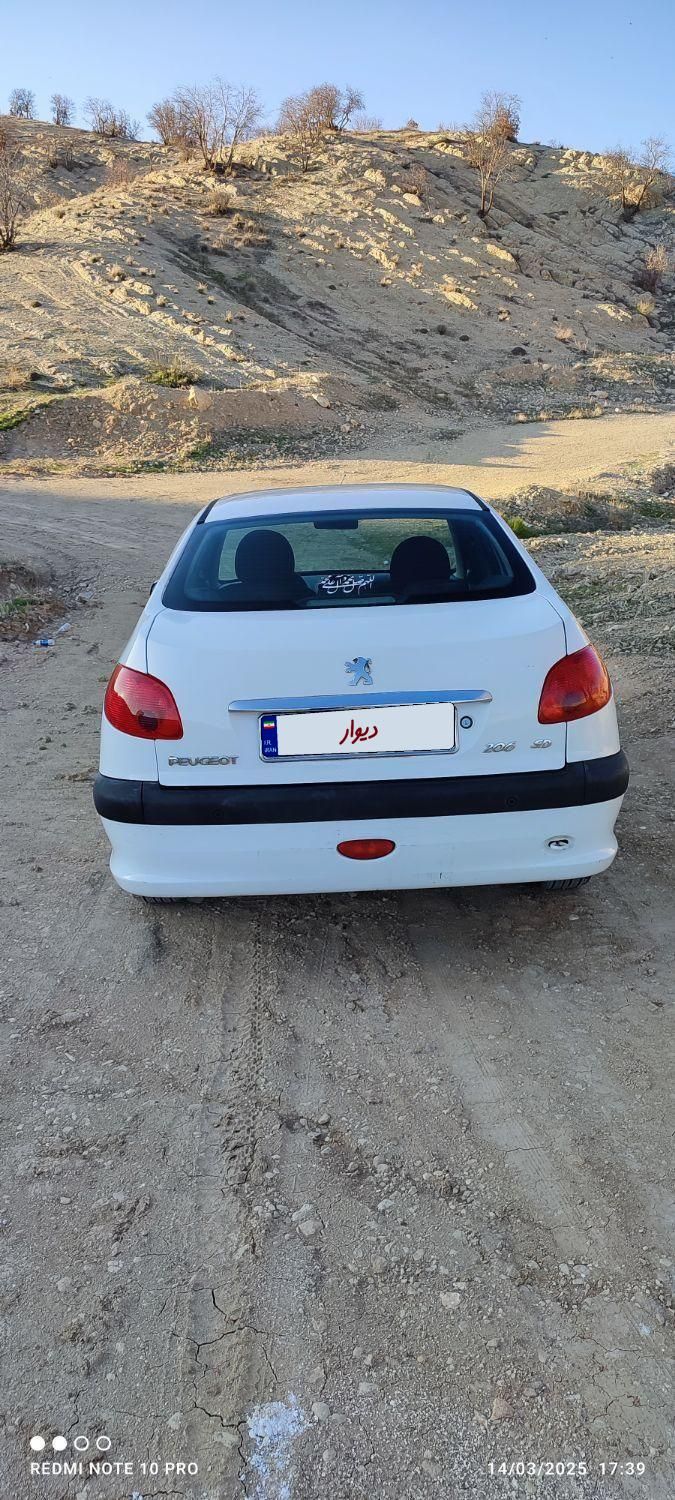 پژو ۲۰۶ صندوق دار v8 - 1394