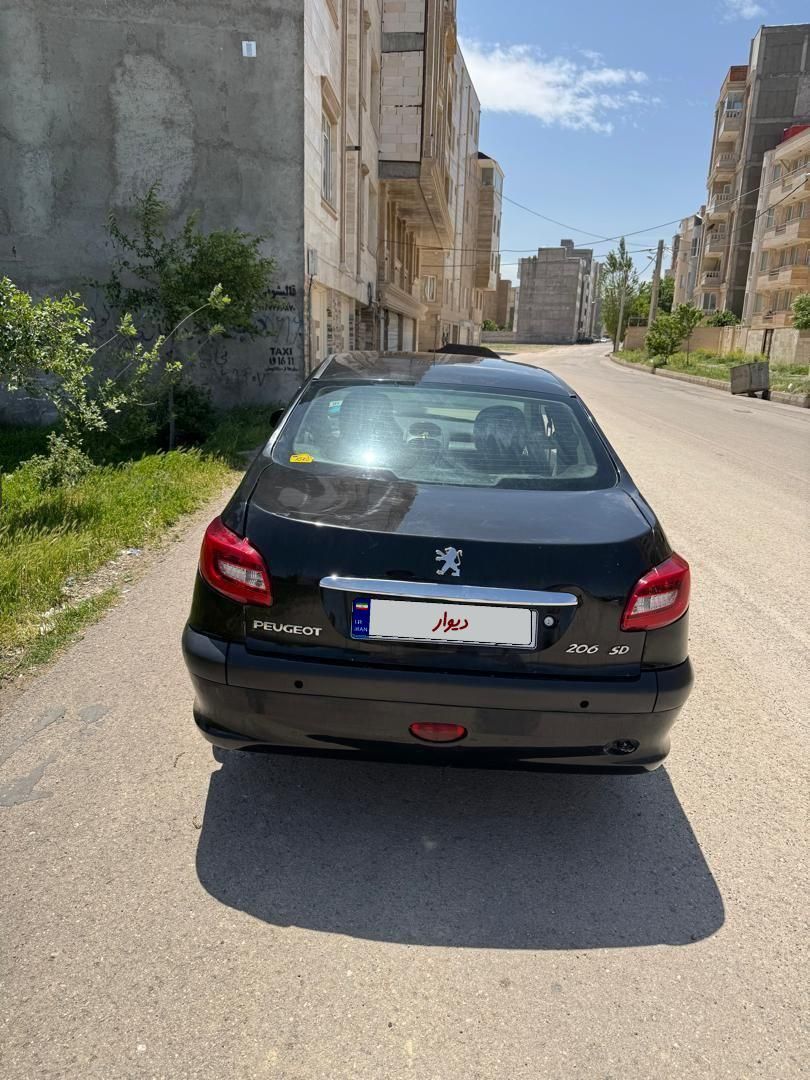 پژو ۲۰۶ صندوق دار v20 - 1390