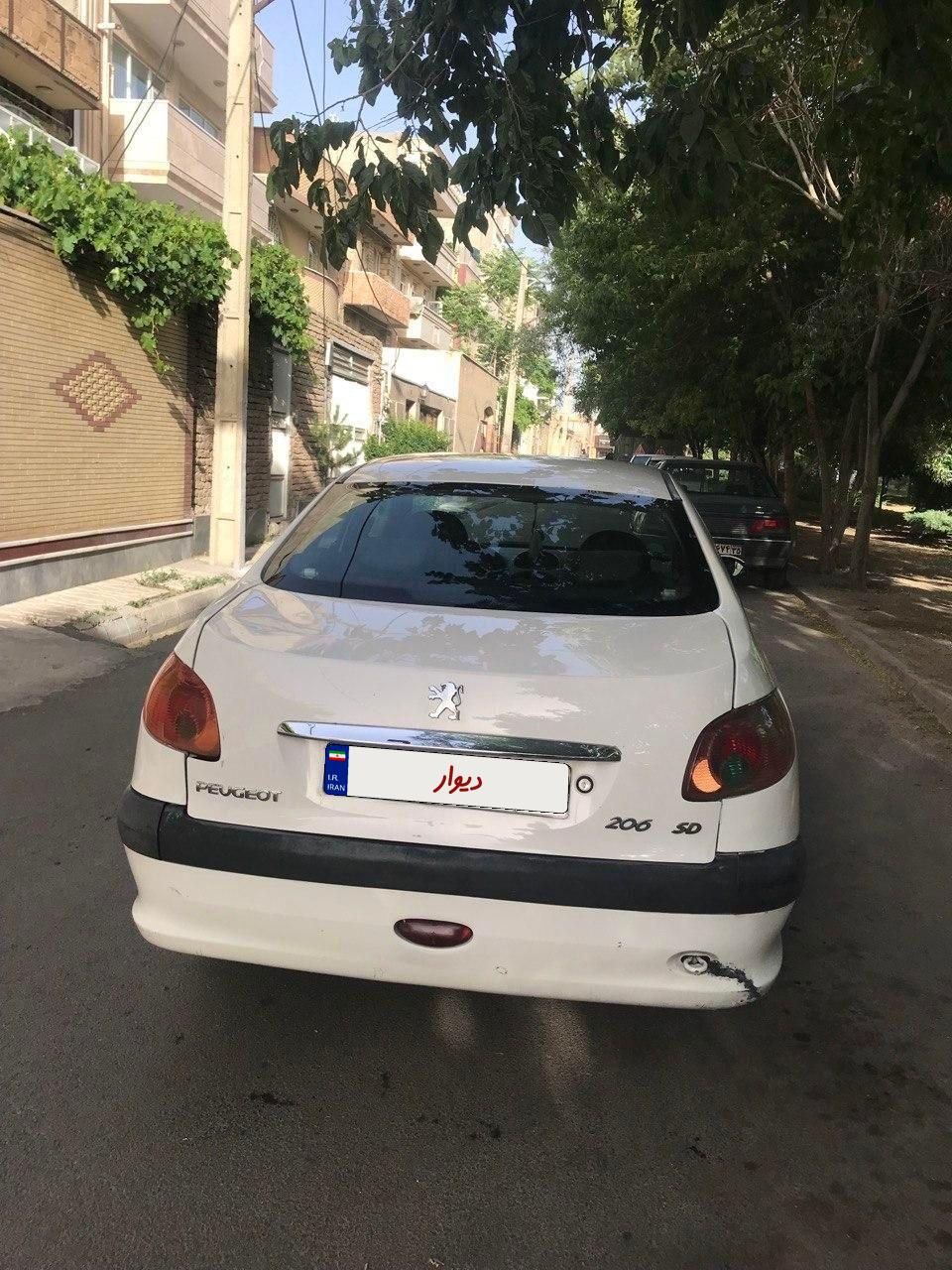 پژو ۲۰۶ صندوق دار v1 - 1388
