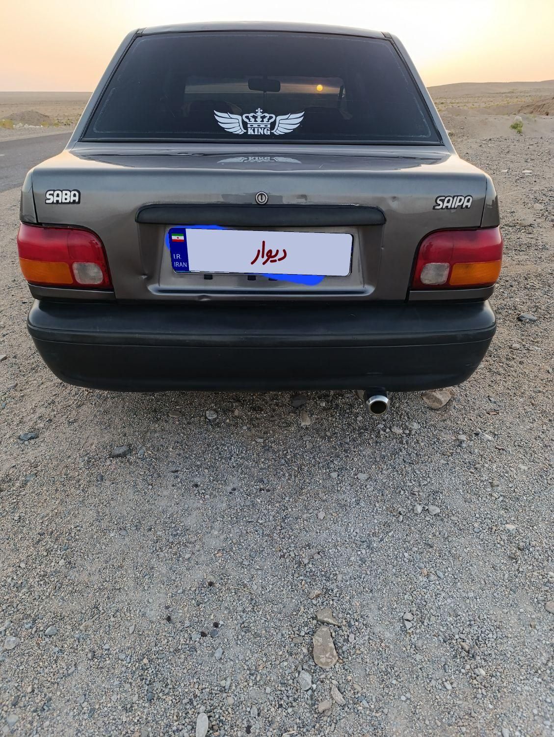 پراید صبا بنزینی - 1386
