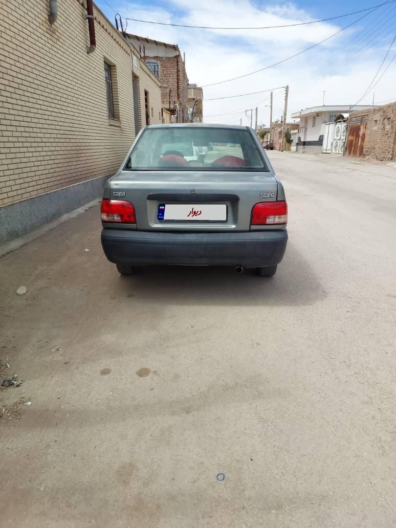 پراید صبا بنزینی - 1386