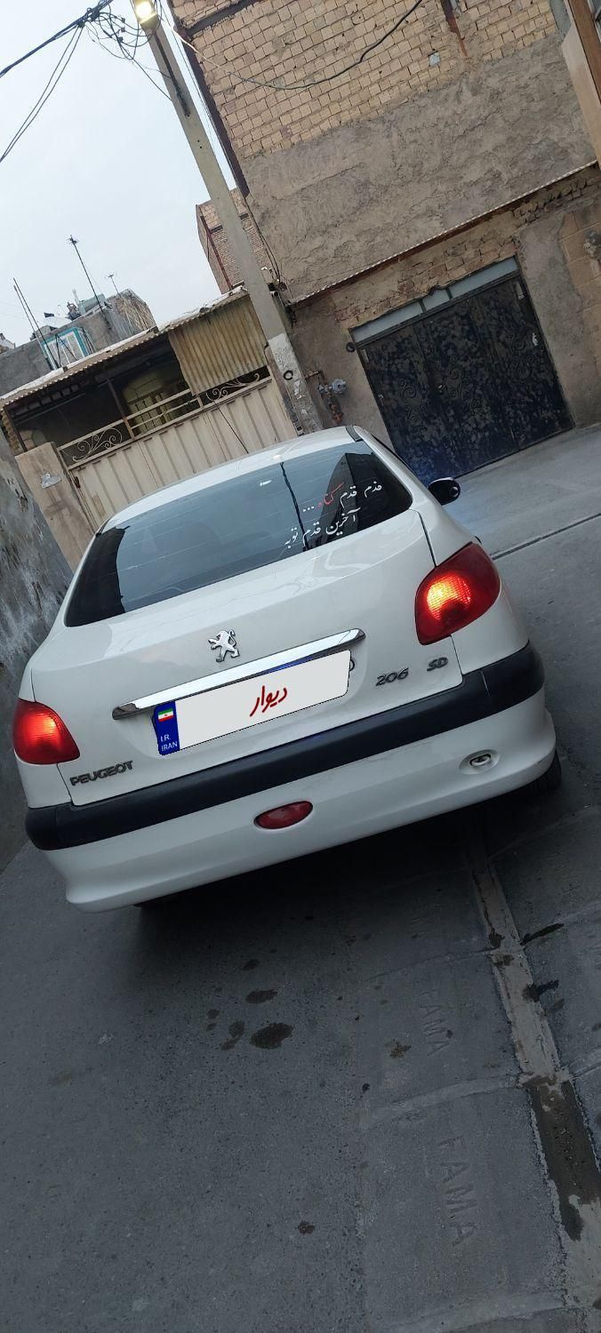 پژو ۲۰۶ صندوق دار v2 - 1388