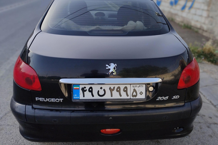 پژو ۲۰۶ صندوق دار v8 - 1395