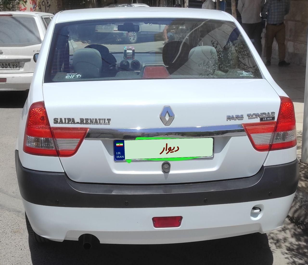 رنو پارس تندر گیربکس JHQ + مولتی مدیا - 1394