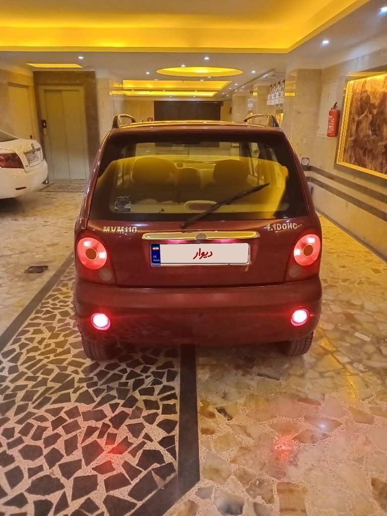 ام وی ام 110 چهار سیلندر دنده ای - 2015