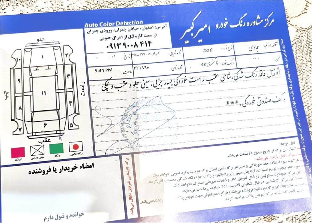 پژو ۲۰۶ صندوق دار v8 - 1390