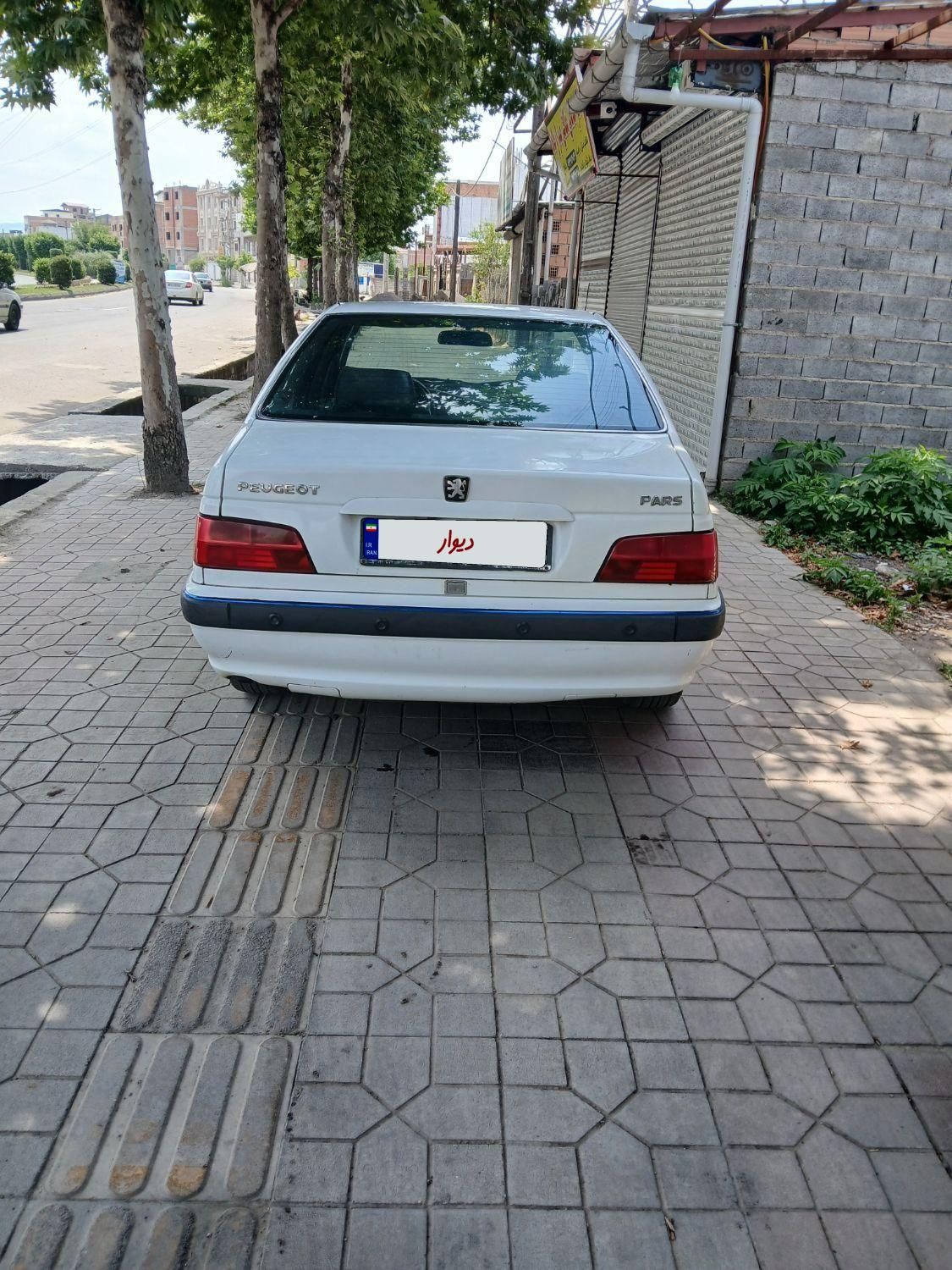 پژو پارس دوگانه سوز - 1386