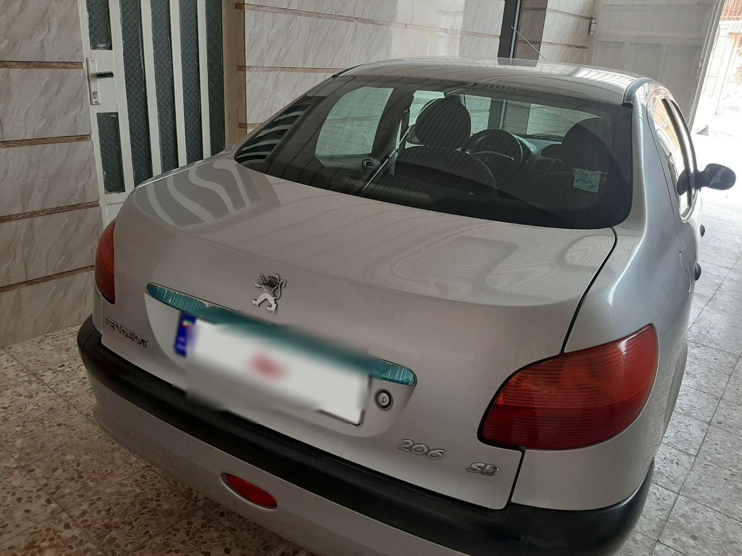 پژو ۲۰۶ صندوق دار v10 - 1386
