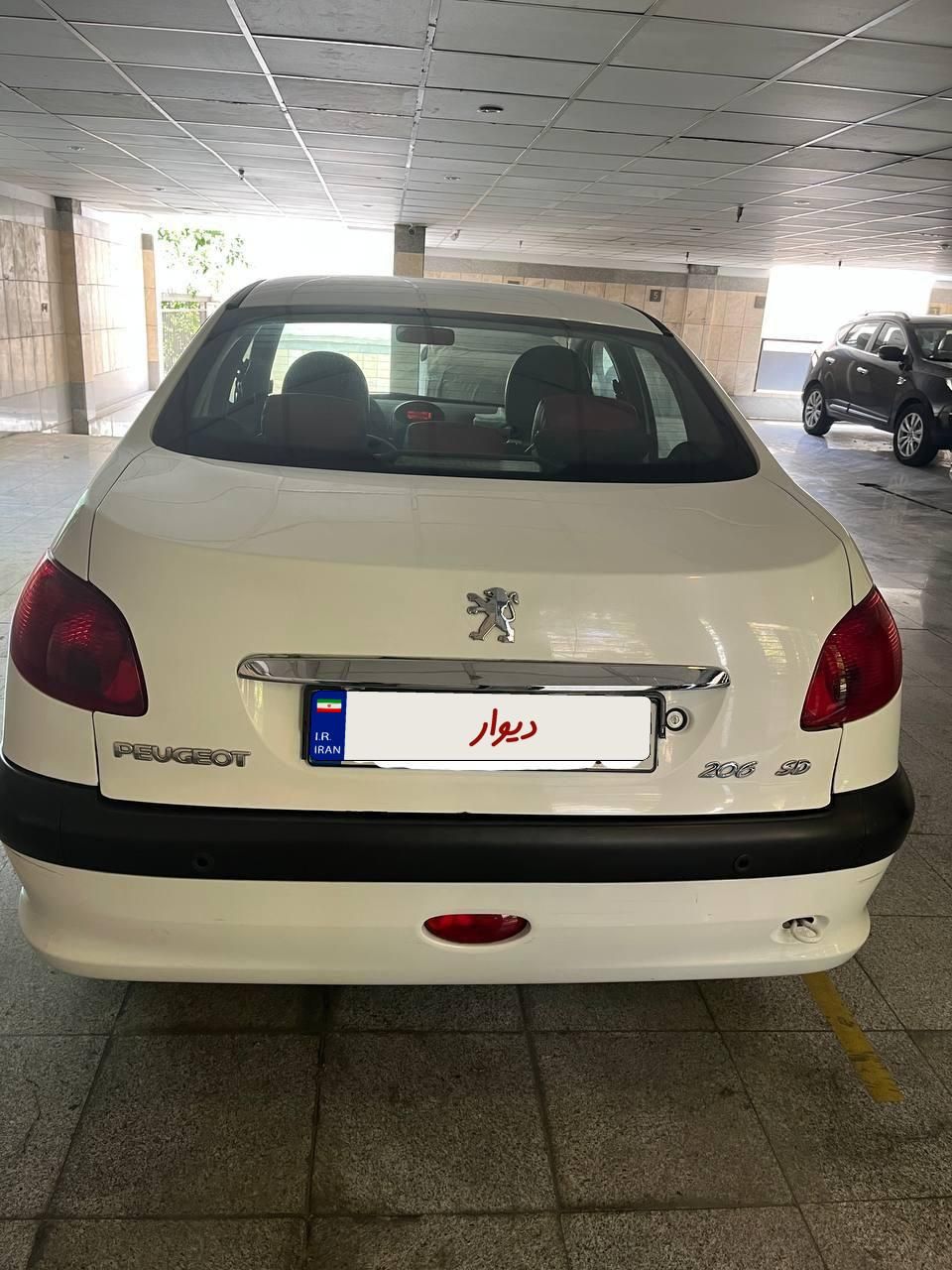 پژو ۲۰۶ صندوق دار v8 - 1395