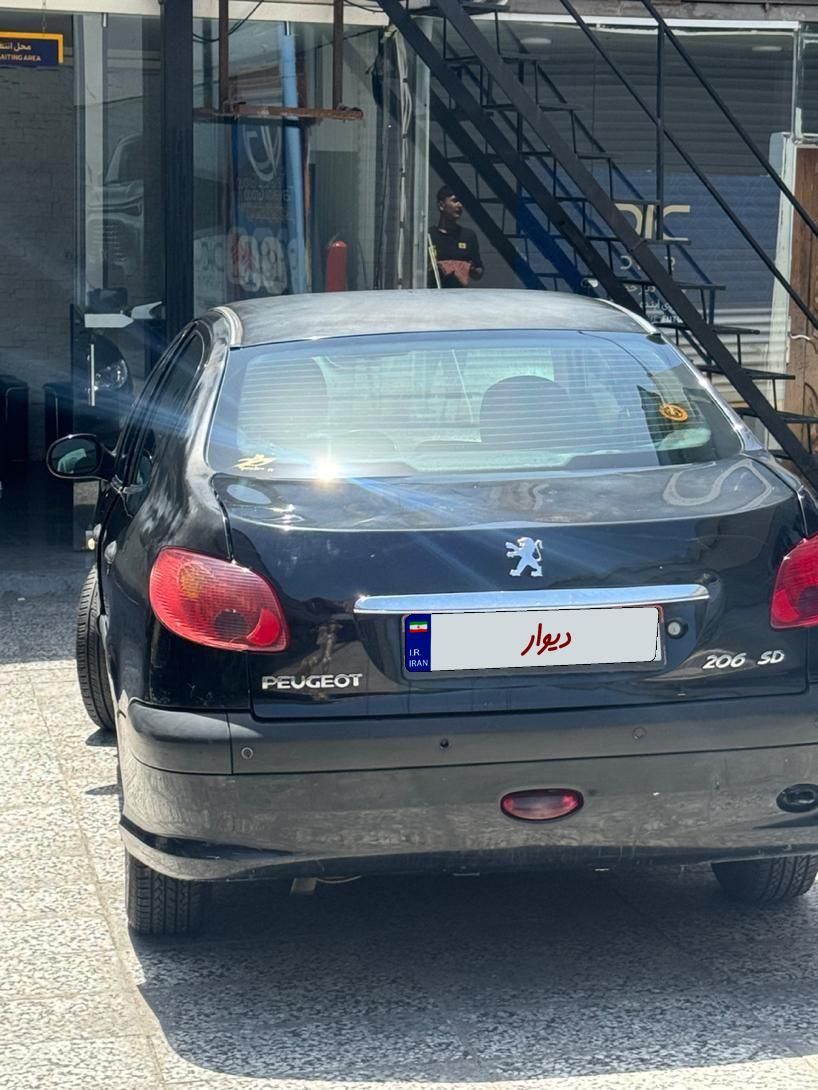 پژو ۲۰۶ صندوق دار v8 - 1389