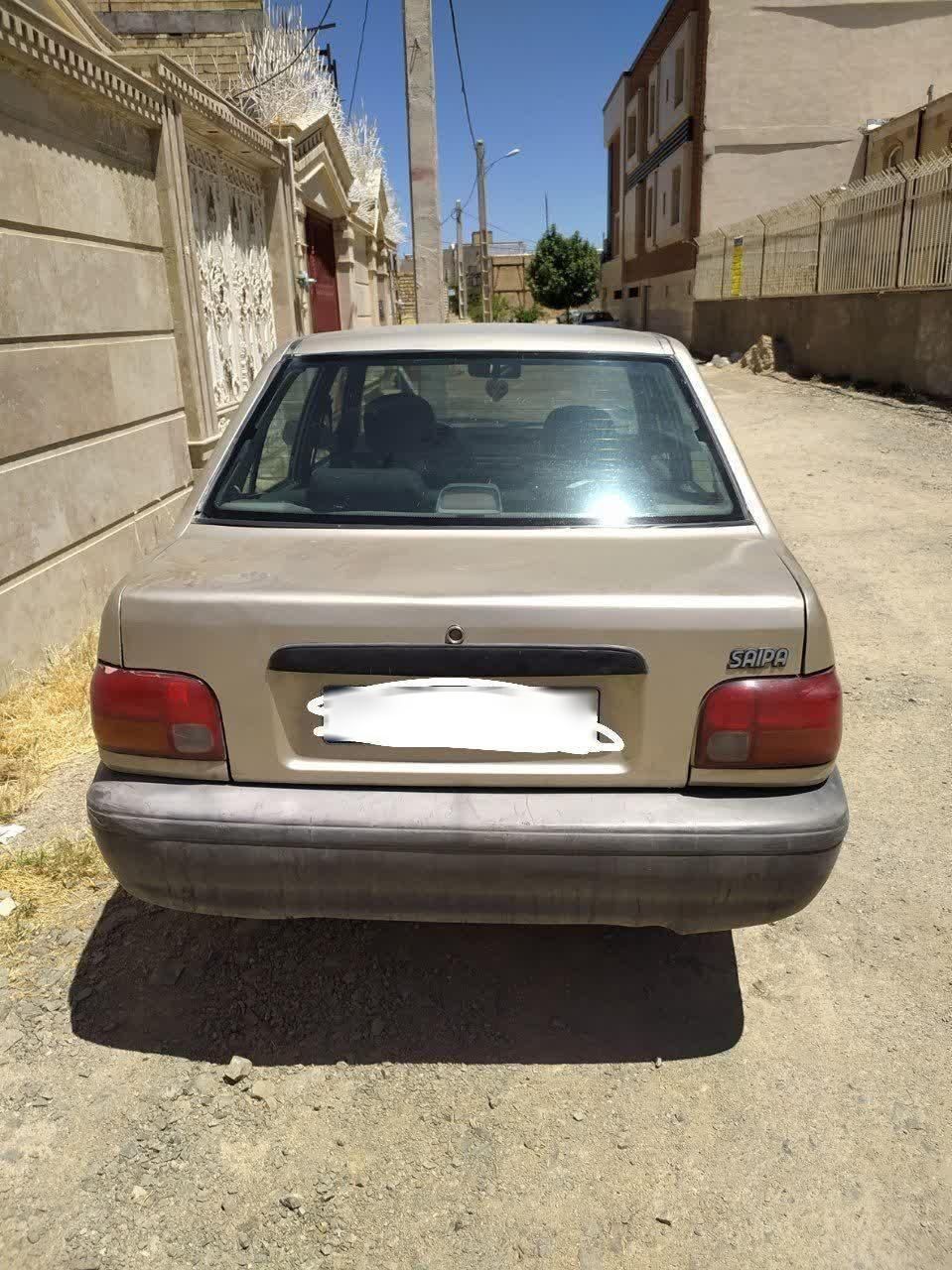 پراید صبا بنزینی - 1386