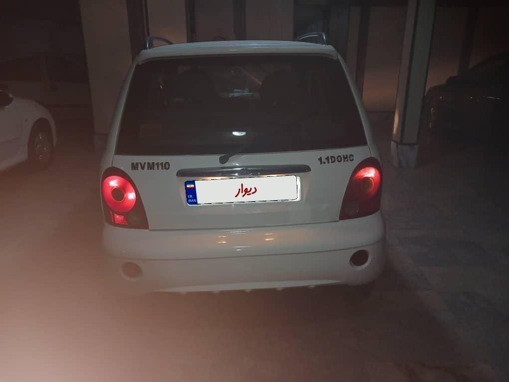 ام وی ام 110 چهار سیلندر دنده ای - 2014