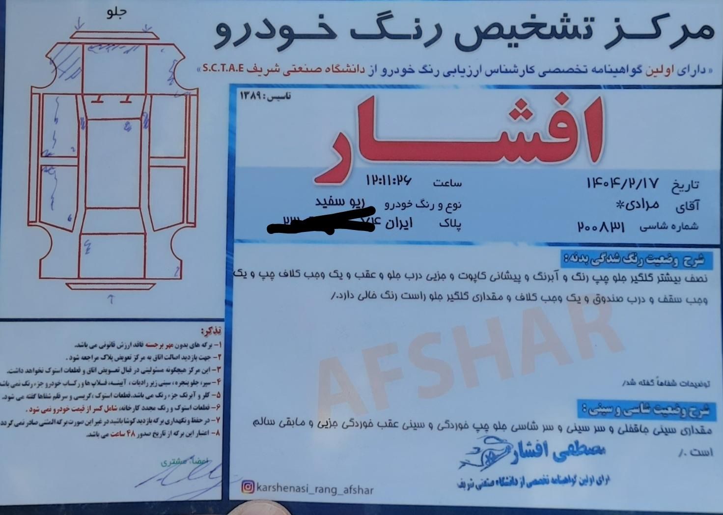 کیا ریو صندوقدار فول UB - 2015
