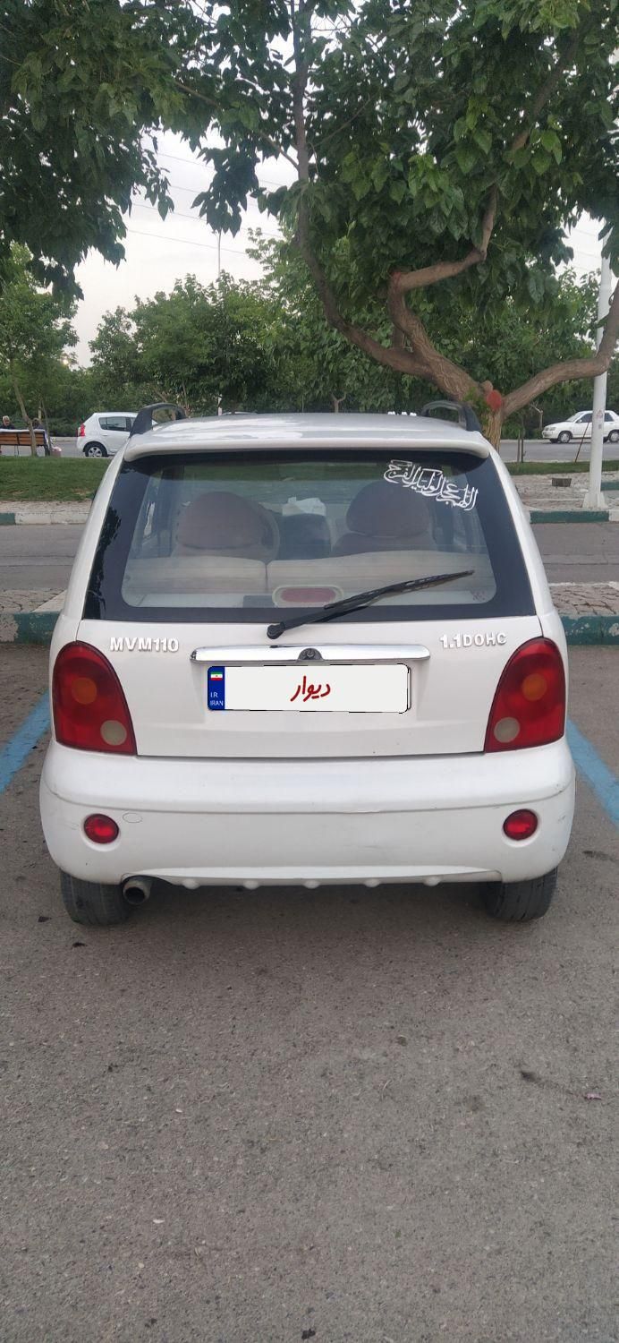 ام وی ام 110 چهار سیلندر دنده ای - 2012