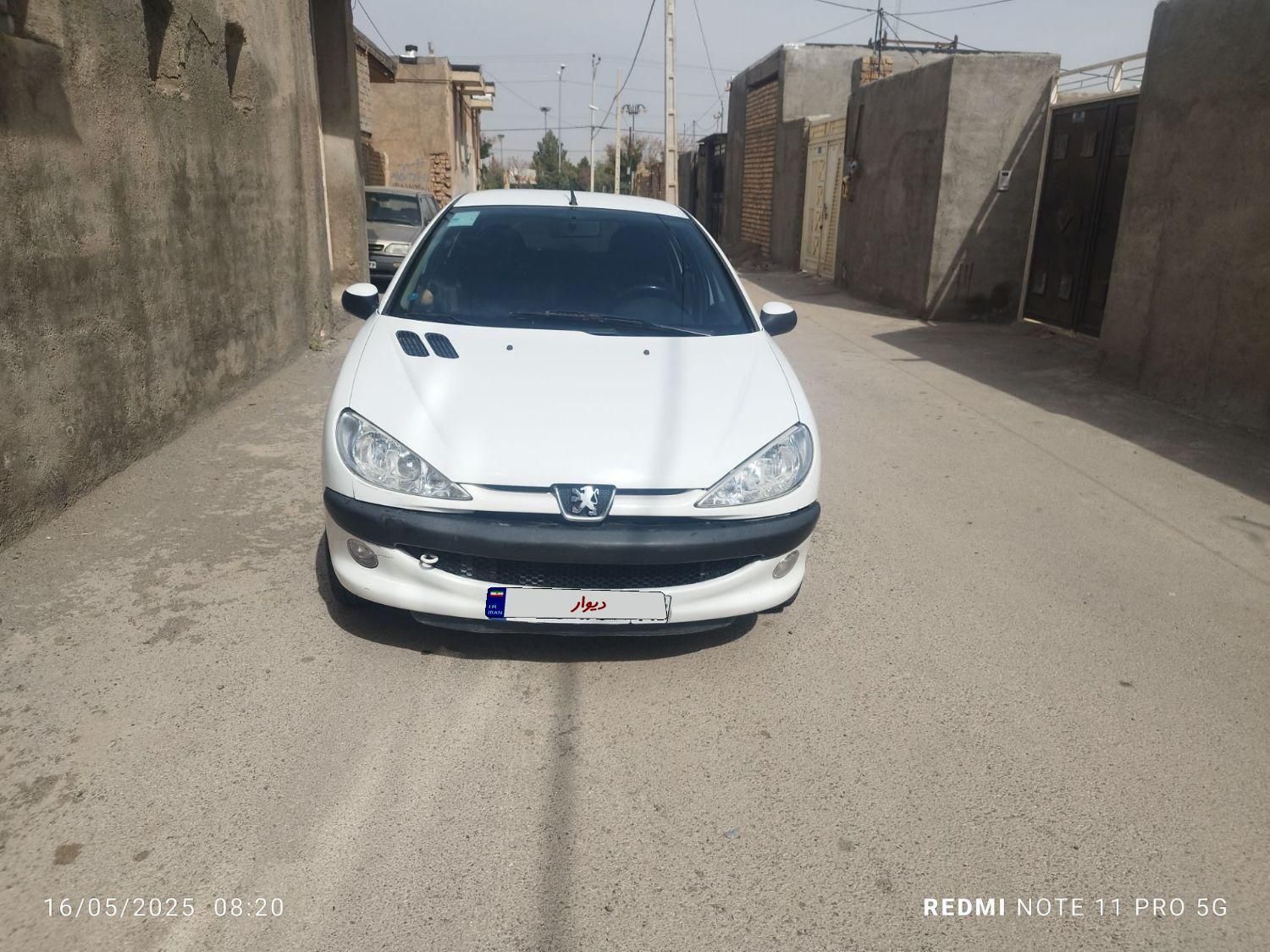 پژو ۲۰۶ صندوق دار v8 - 1396