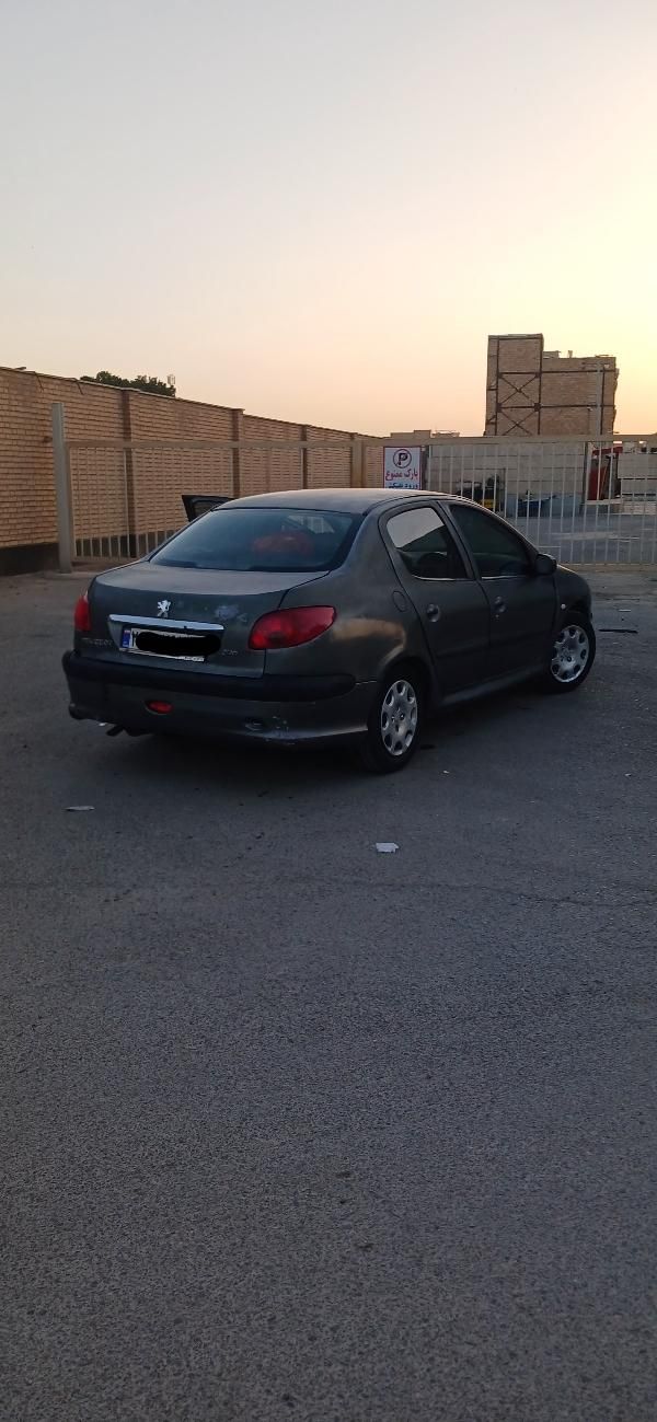 پژو ۲۰۶ صندوق دار v8 - 1386