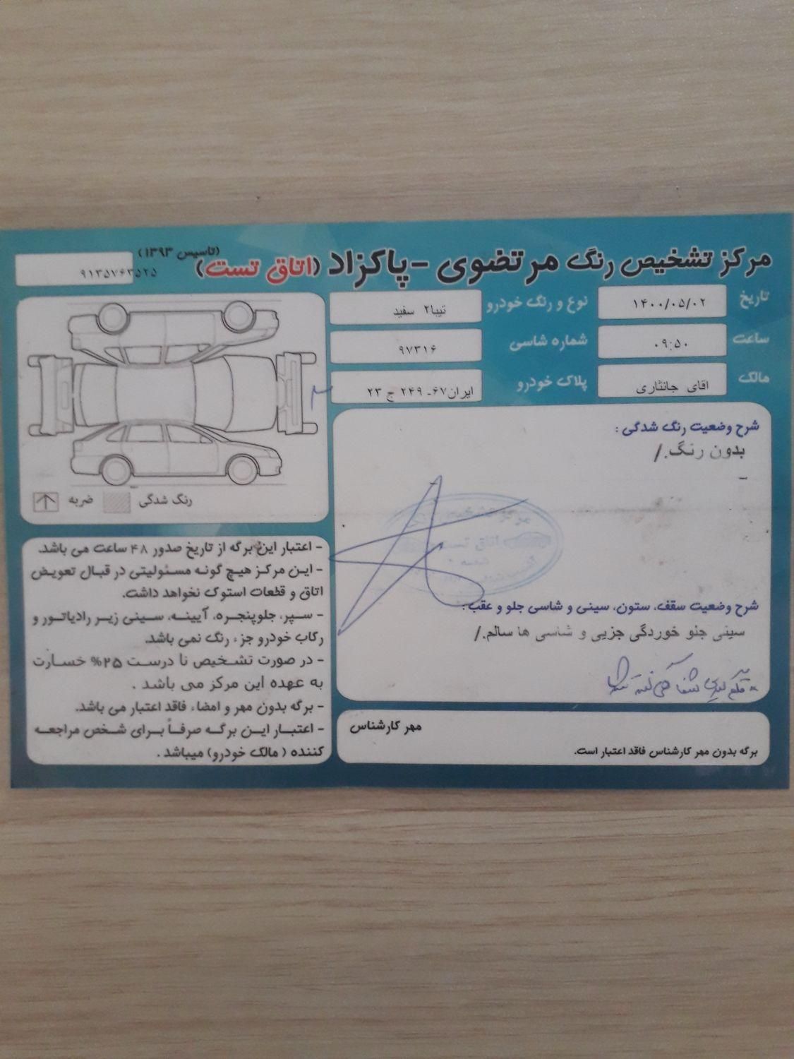 تیبا 2 EX رینگ آلومینیومی - 1396