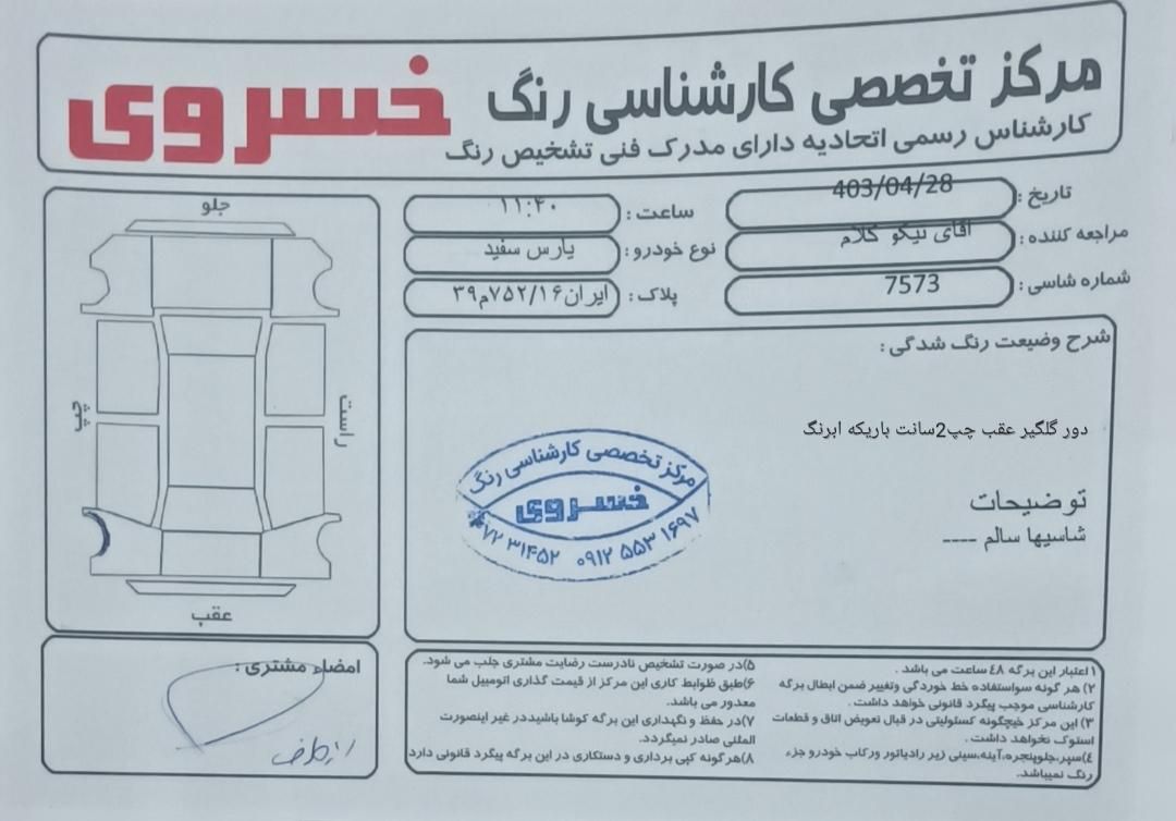 پژو پارس ELX-XU7P سفارشی - 1392