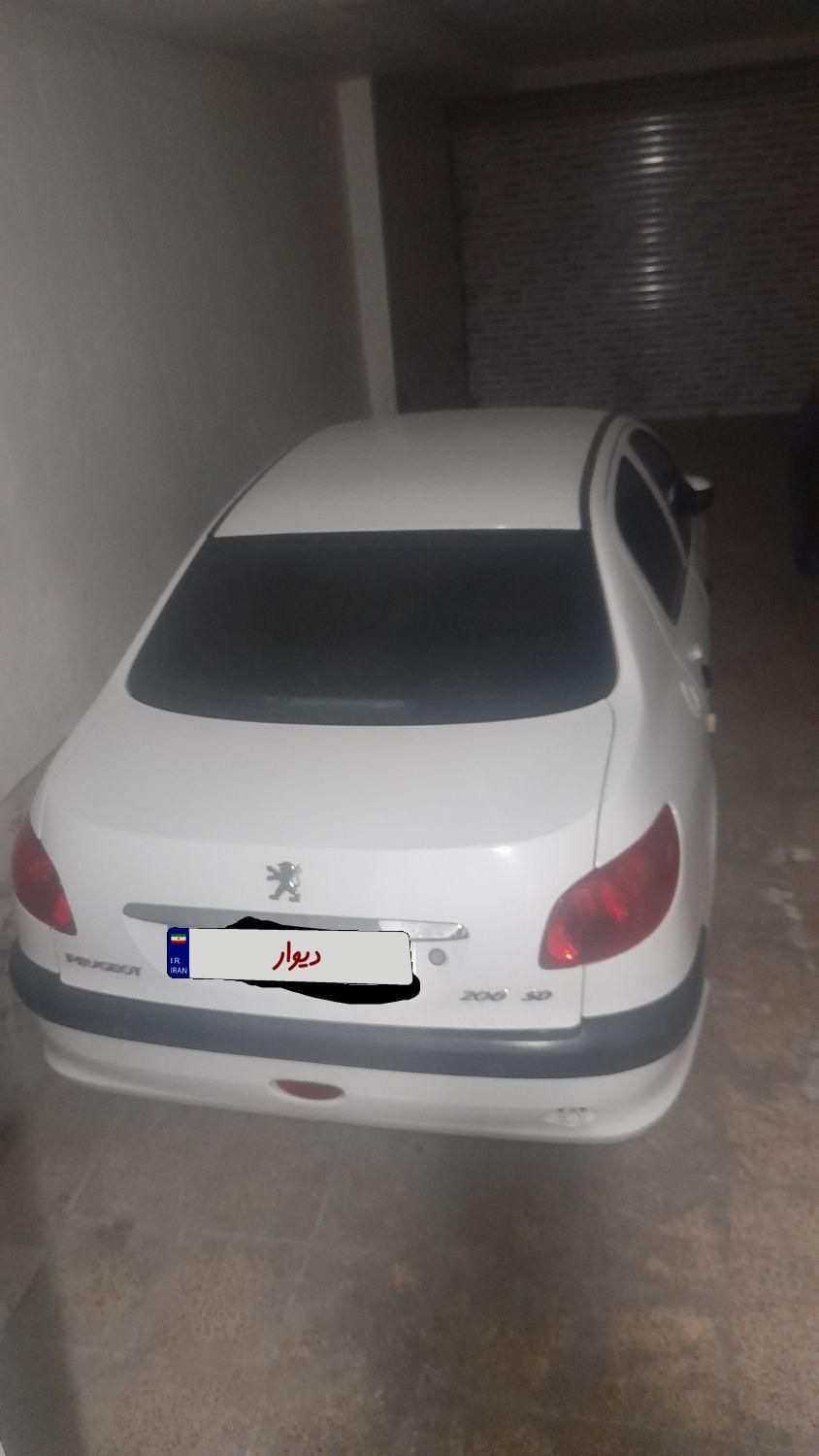 پژو ۲۰۶ صندوق دار v8 - 1397