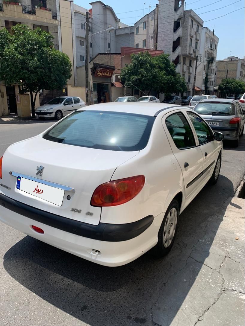 پژو ۲۰۶ صندوق دار v8 - 1393