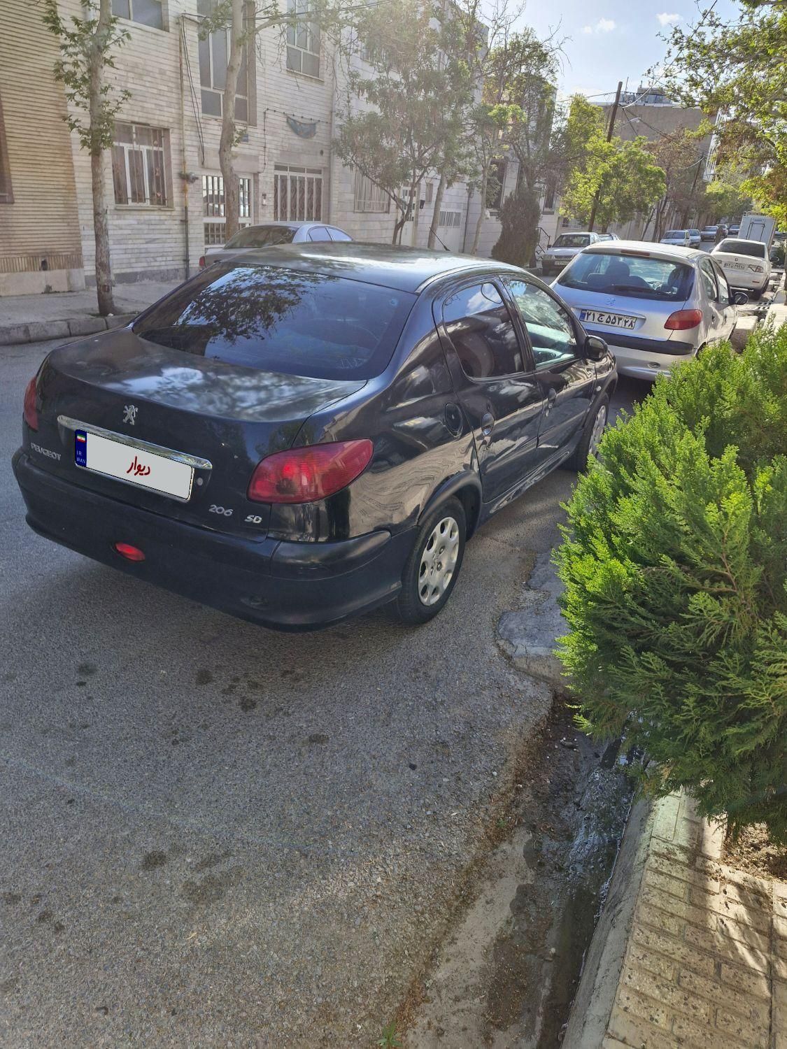 پژو ۲۰۶ صندوق دار v8 - 1388