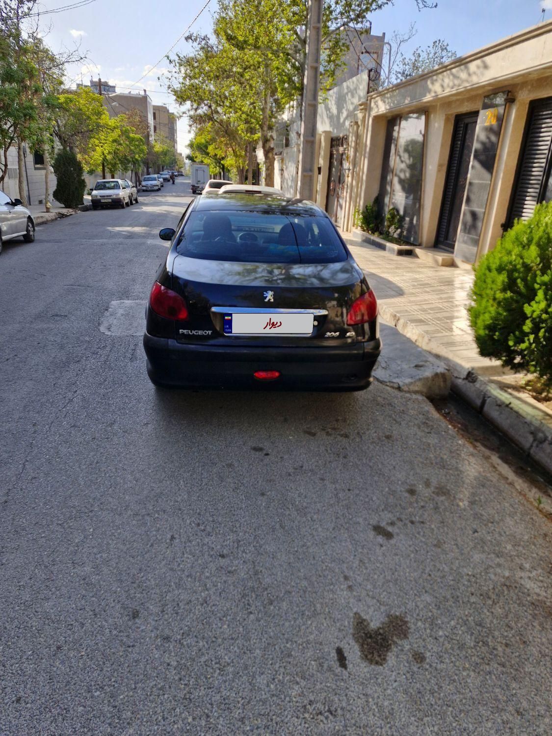 پژو ۲۰۶ صندوق دار v8 - 1388