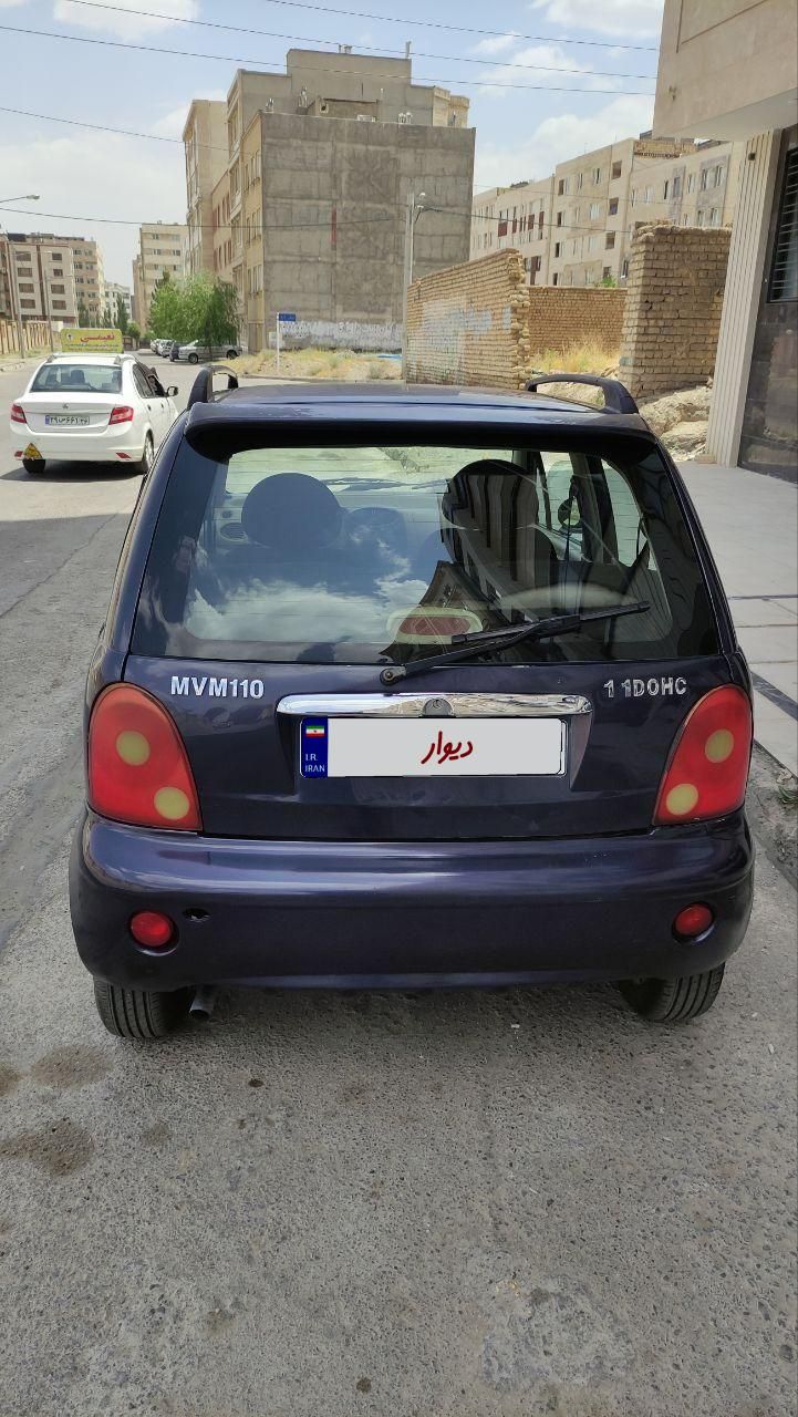 ام وی ام 110 چهار سیلندر دنده ای - 2012