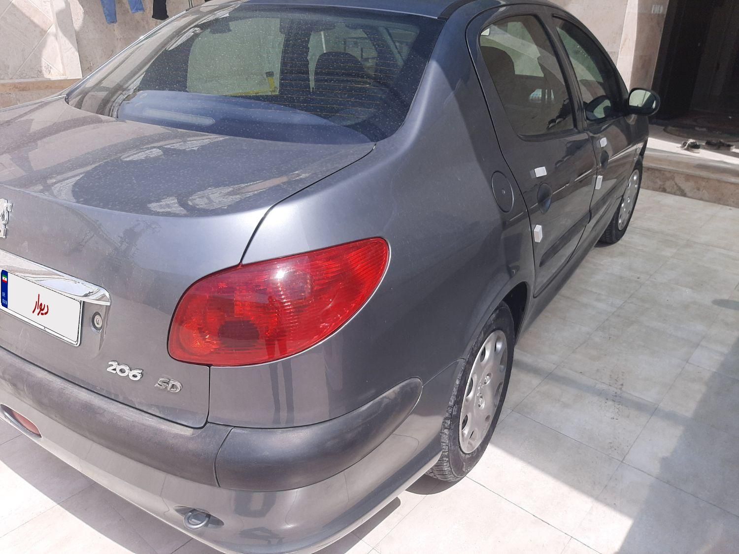پژو ۲۰۶ صندوق دار v8 - 1394