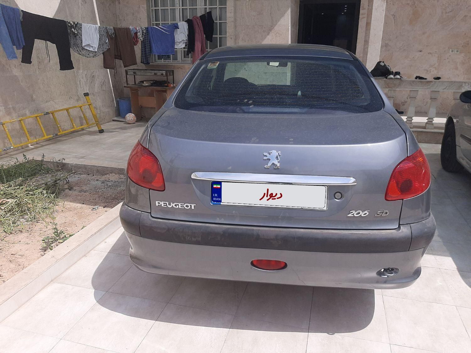 پژو ۲۰۶ صندوق دار v8 - 1394