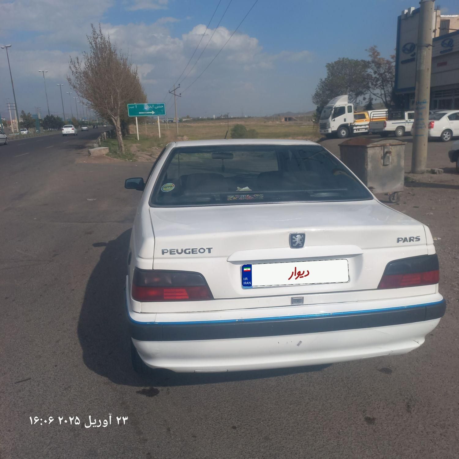 پژو پارس دوگانه سوز - 1386
