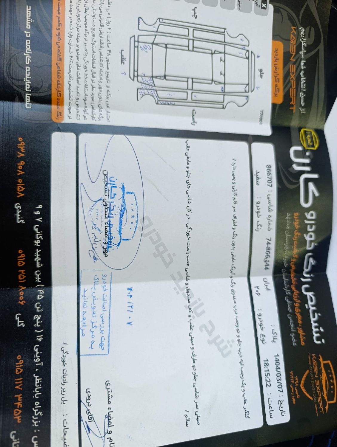 پژو 206 تیپ 5 - 1395
