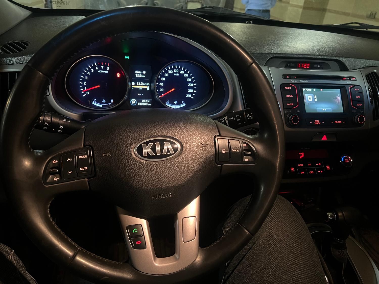 کیا اسپورتیج 4 سیلندر 2400cc - 2014