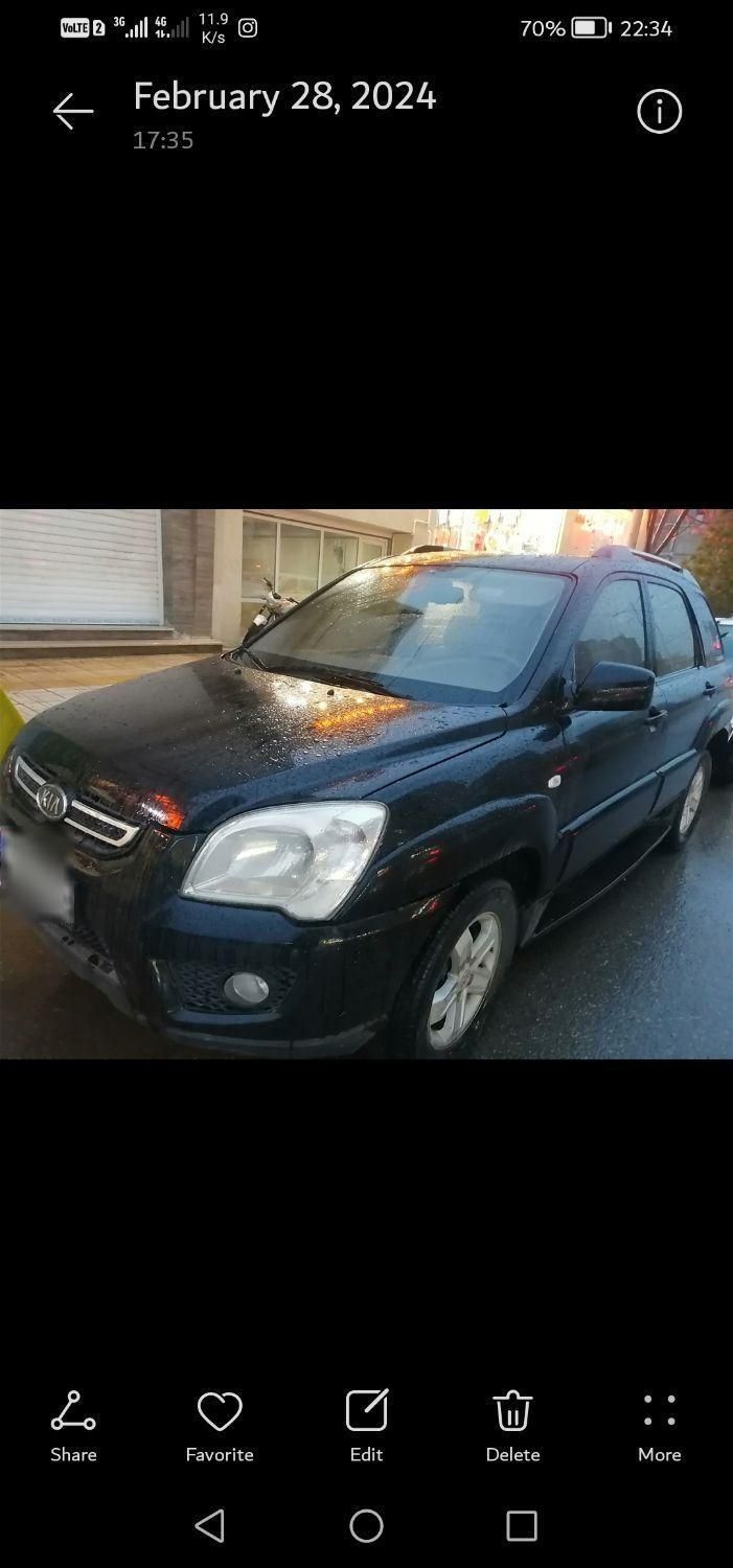 کیا اسپورتیج 6 سیلندر 2700cc - 2010