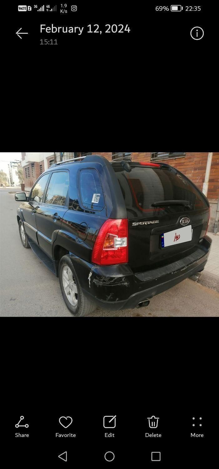 کیا اسپورتیج 6 سیلندر 2700cc - 2010