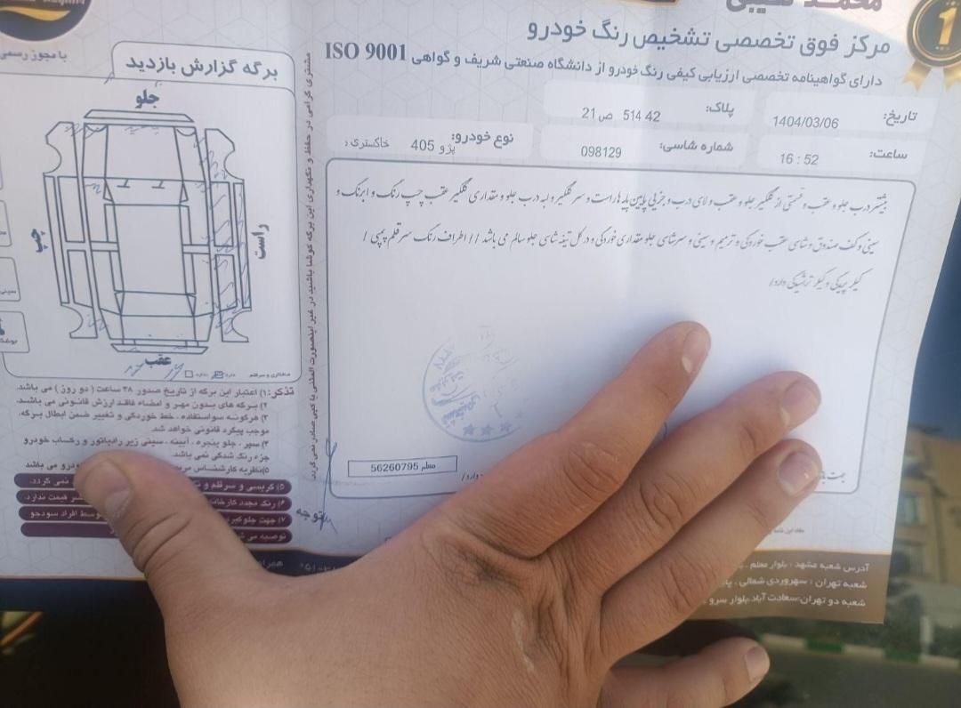 پژو 405 GLX - دوگانه سوز - 1390