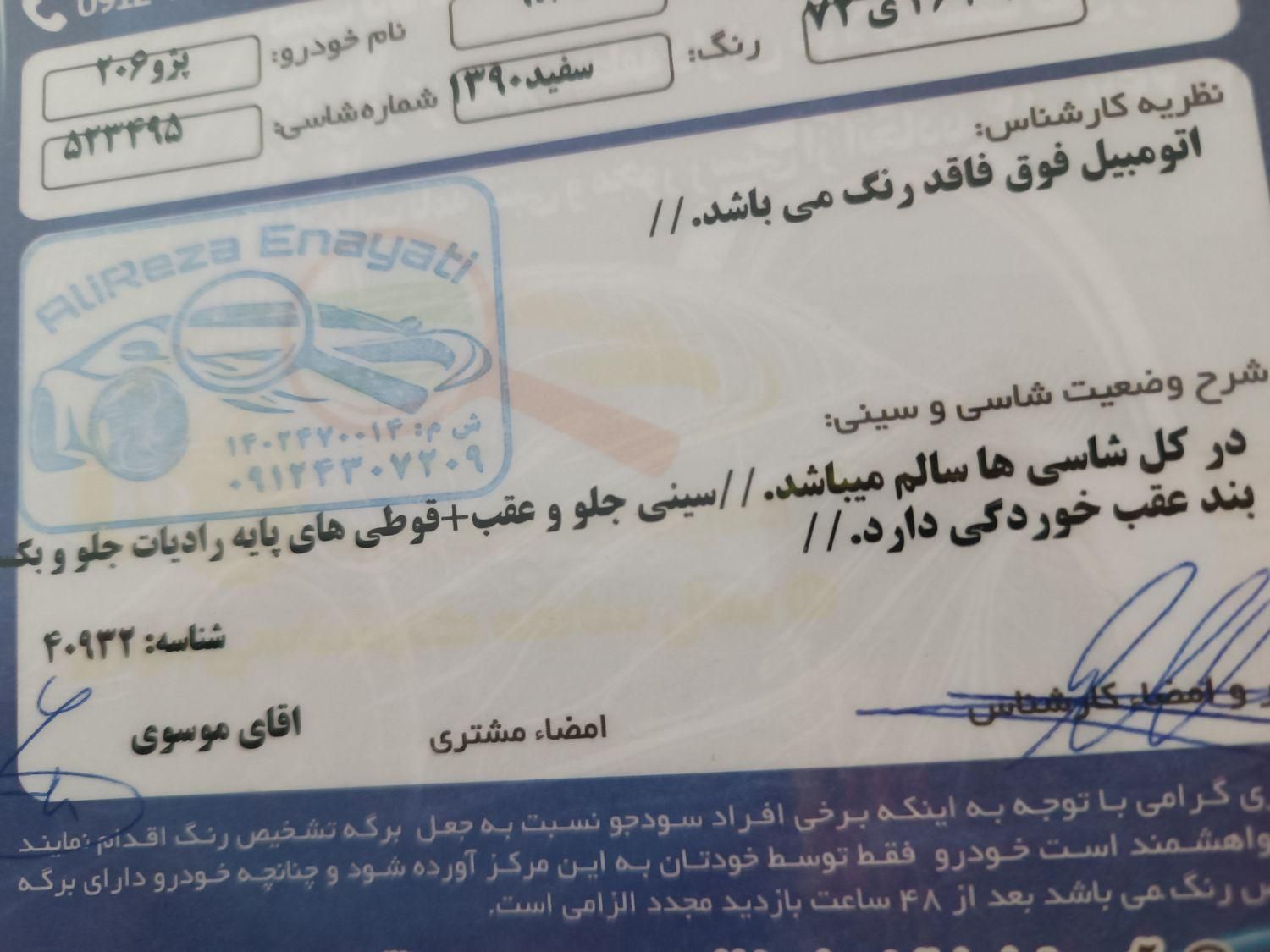 پژو 206 تیپ 2 - 1390