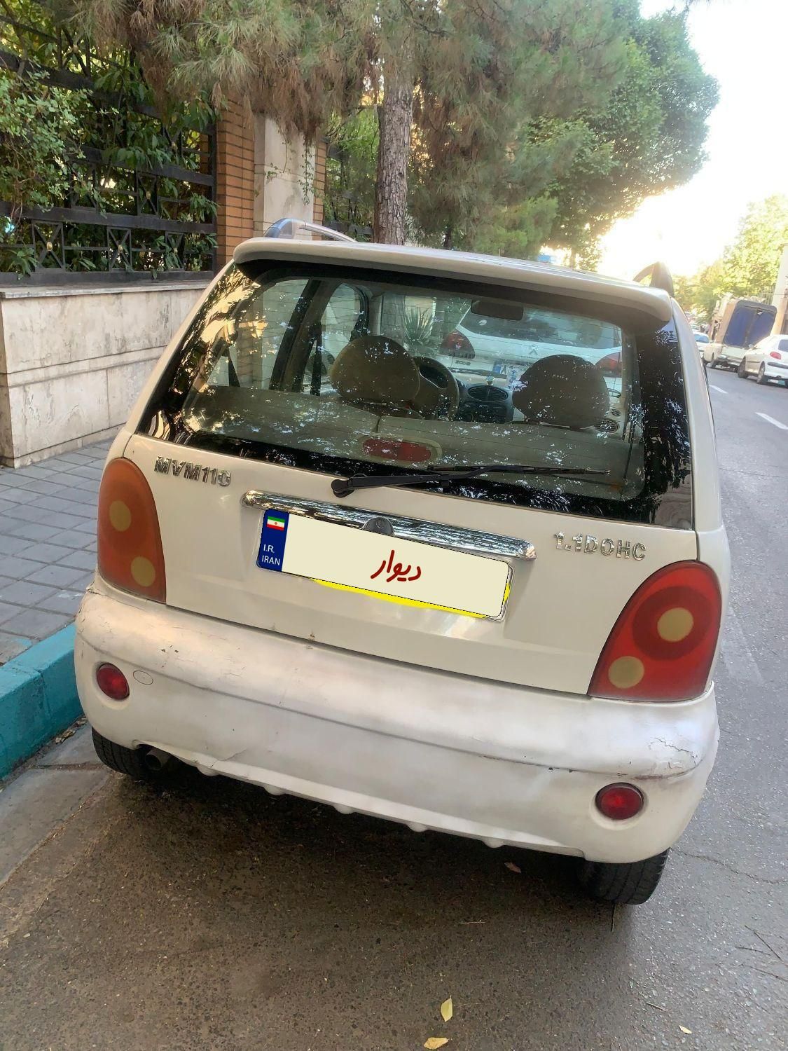 ام وی ام 110 چهار سیلندر دنده ای - 2012