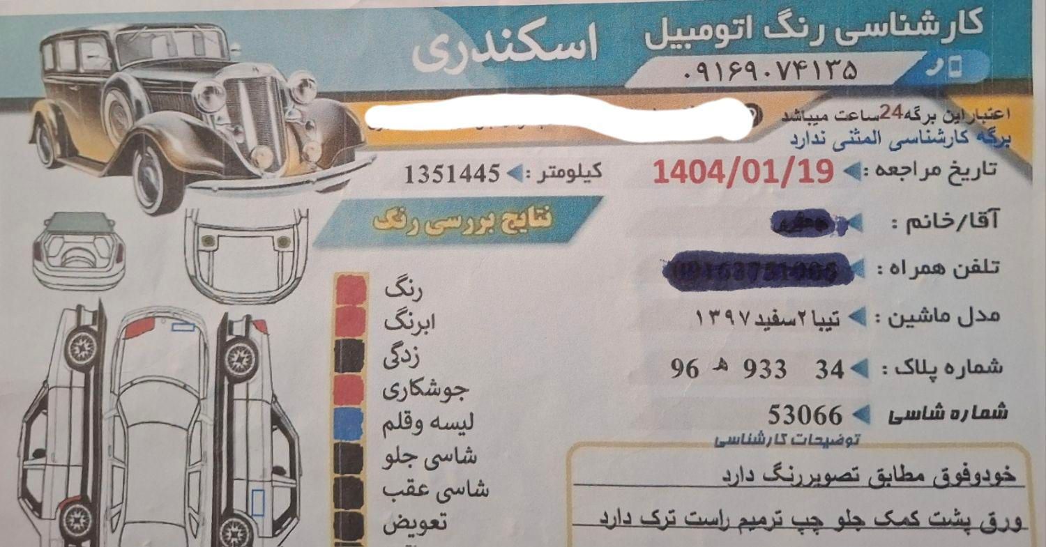 تیبا 2 EX رینگ آلومینیومی - 1397