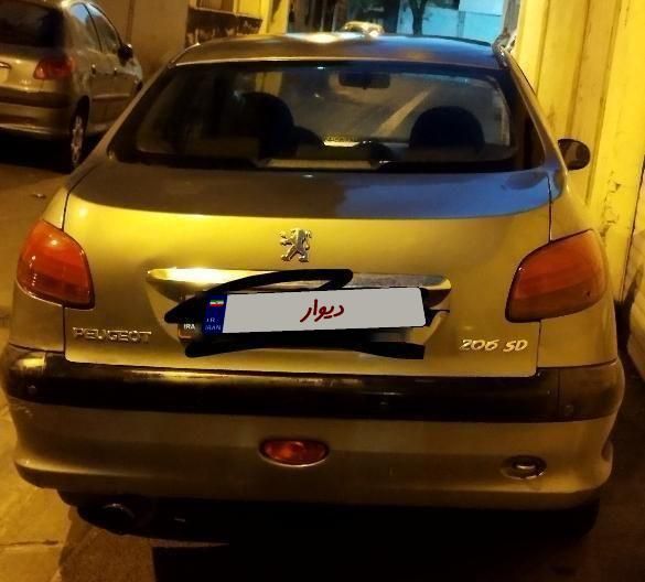 پژو ۲۰۶ صندوق دار v1 - 1386