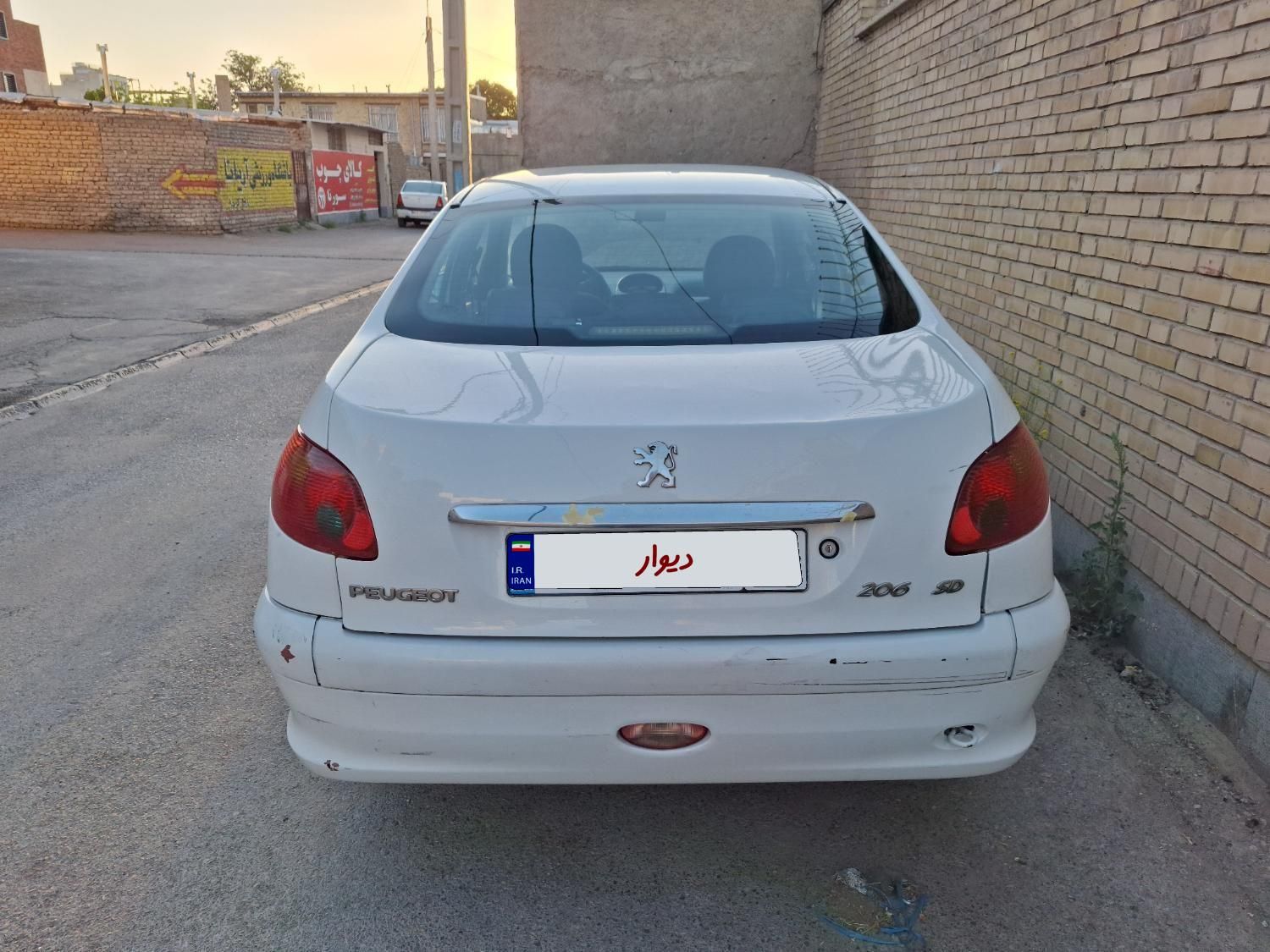 پژو ۲۰۶ صندوق دار v8 - 1388