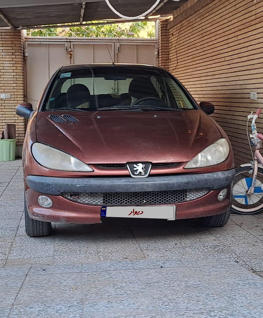 پژو ۲۰۶ صندوق دار v8 - 1388