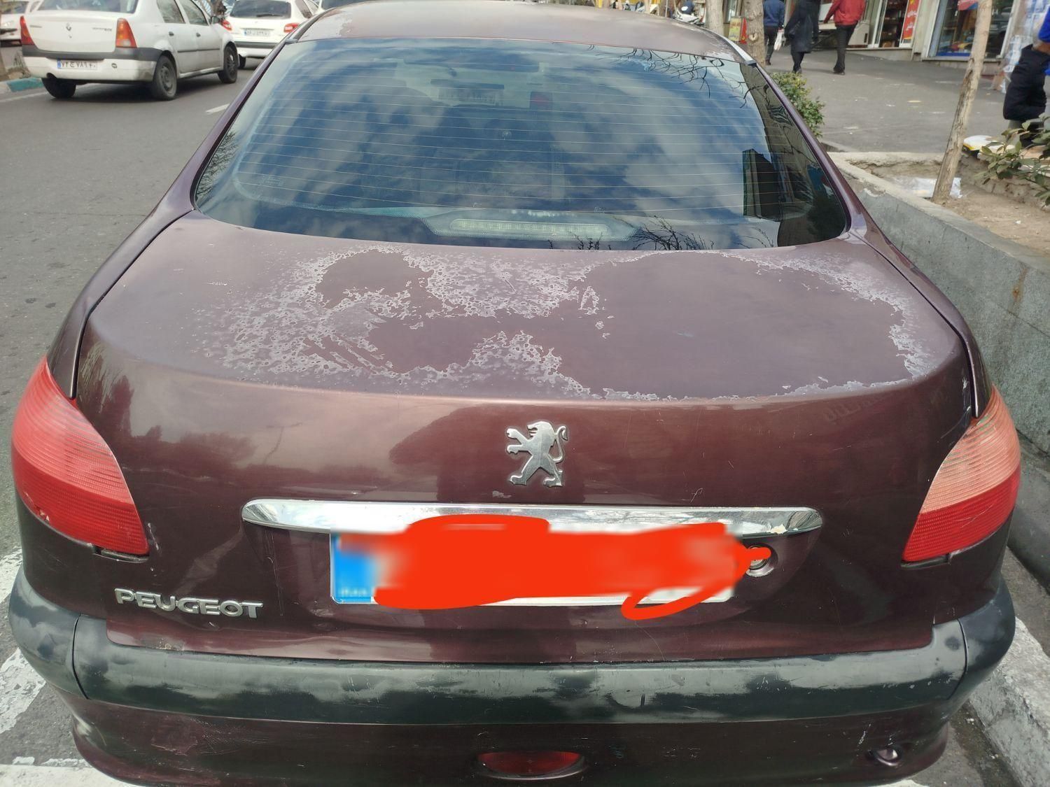 پژو ۲۰۶ صندوق دار v8 - 1386
