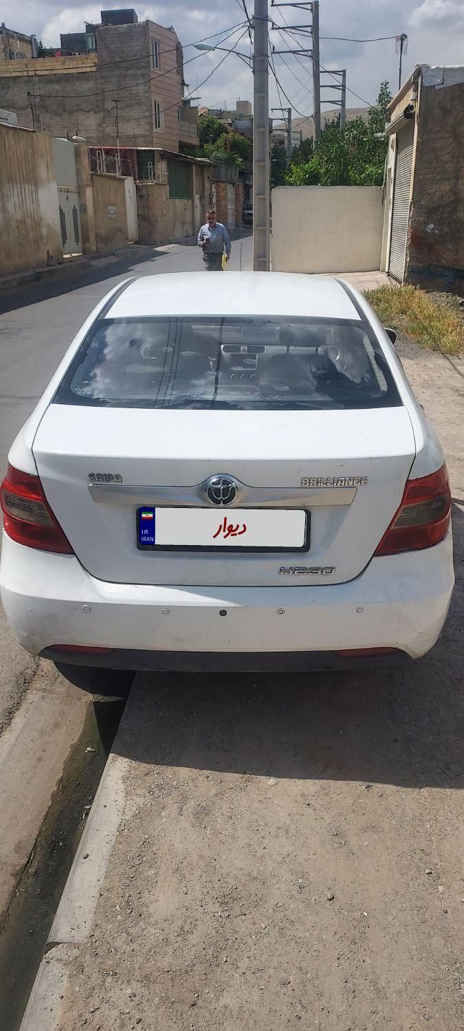 برلیانس H230 دنده‌ای - 2017
