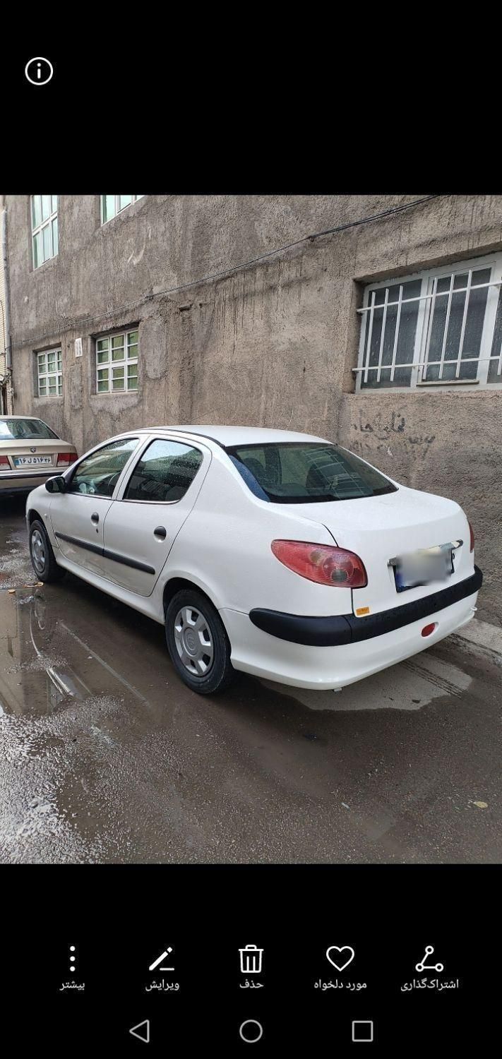 پژو ۲۰۶ صندوق دار v8 - 1388