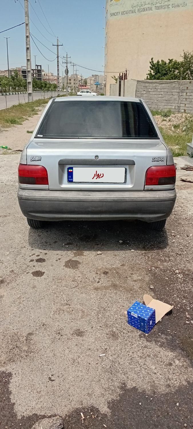 پراید صبا بنزینی - 1387