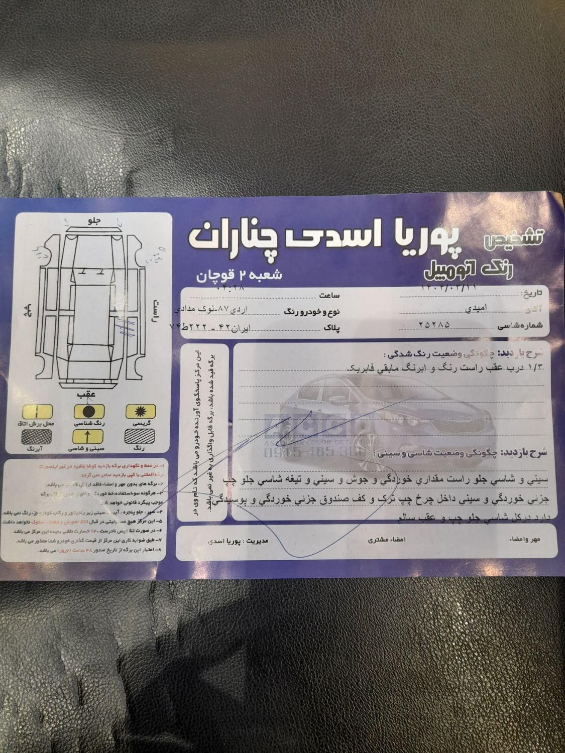 پژو روآ دوگانه سوز - 1387