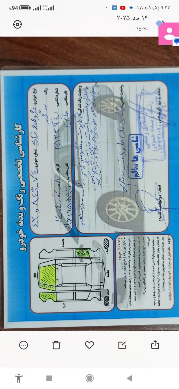 پژو ۲۰۶ صندوق دار v1 - 1387